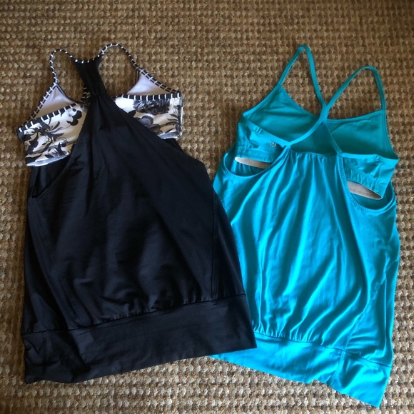 Lululemon No Limits & Let It Loose Tanks LOT sz 6 - Picture 3 of 13